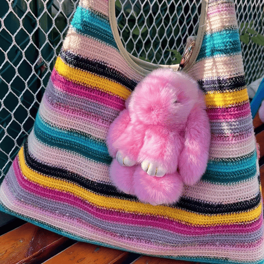 🏆2026 Hot Sale 50% OFF🐰 Handmade Soft Bunny PomPom Charms