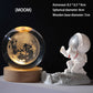 🌌 60% OFF NOW! ✨ 3D Galaxy Crystal Night Light – 16 Colors, Remote Control & USB Powered 🌙