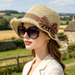 🧢 49% OFF NOW! 🌞 Elegant Woven Straw Sun Hat with Bow – Breathable, Foldable & Perfect for Beach & Travel 👒