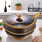 12in Titanium Alloy Non-Stick Pot with Lid
