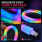 ✨ Faux Fur Neon Light Strip – 360° All-Round Glow, Flexible Decor Lamp 💈