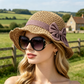 🧢 49% OFF NOW! 🌞 Elegant Woven Straw Sun Hat with Bow – Breathable, Foldable & Perfect for Beach & Travel 👒