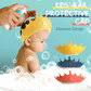 📢📢40% OFF !! ⏰ Kids' Ear Protective Cap – Waterproof Shower Hat, Adjustable & Cartoon Crown Design ✨