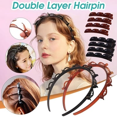 💗FLASH SALE- BUY 1 GET 1 FREE💗🌸Gevlochten Haarband Clip🌸