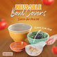 📢📢【Limited Offer – Buy 1 Get 1 Free】🔥 100pcs Disposable Stretch Film for Bowls & Plates, Elastic Container Lids, Plastic Wrap Alternative for Leftovers, Fruit, Vegetables & Kitchen Food Storage