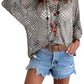 💐Spring Day Sale ⚡50K+ SOLD!✨Womens Bohemian-Inspired Beige Crochet Top with V-Neck