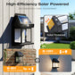 ✨ Solar Tungsten Wall Light – Auto-On, Warm Glow, Wire-Free 🏡