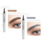 📢📢Buy 1 get 1 free⏰3D Waterproof Microblading Eyebrow Pen 4 Fork Tip Tattoo Pencil