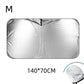 🚗 ✨ Windshield Sunshade Foldable Sun Shield – UV Protection, Includes Steering Wheel Cover, Pouch ☀️