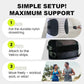 💥 Lower Back Support Belt – Targeted Relief, Lightweight, Adjustable 🧘