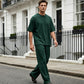 📢📢30% OFF !! ⏰Men's T-Shirt & Wide-Leg Pants 2-Piece Set