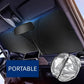 🚗 ✨ Windshield Sunshade Foldable Sun Shield – UV Protection, Includes Steering Wheel Cover, Pouch ☀️