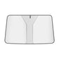 🚗 ✨ Windshield Sunshade Foldable Sun Shield – UV Protection, Includes Steering Wheel Cover, Pouch ☀️