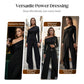 👗 50% OFF NOW! ✨ Women's Elegant One-Shoulder Jumpsuit – Wide-Leg Flow, Wrap Skirt Detail & Premium Breathable Fabric for a Chic Look 💃