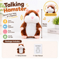 🐹 Talking Hamster Plush – Repeats Whatever You Say, Auto Head-Shaking, Hilarious Fun for Kids & Adults, Soft Interactive Repeat Voice Toy (3×AAA, Batteries Not Included) ✨