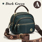 Classic Multifunctional Compartments Adjustable Wide Shoulder Strap PU Leather Crossbody Bag