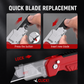 📢📢50% OFF !! ⏰ 2-in-1 Foldable Utility Knife & Scraper – Portable Razor Blade, Multi-Surface Cleaning ✨