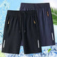 🩳 50% OFF NOW! 🔥 Men's Elastic Summer Shorts – Breathable, zippered pockets & stretch fit – Perfect for sports, travel or hot days – comfortable and practical ☀️