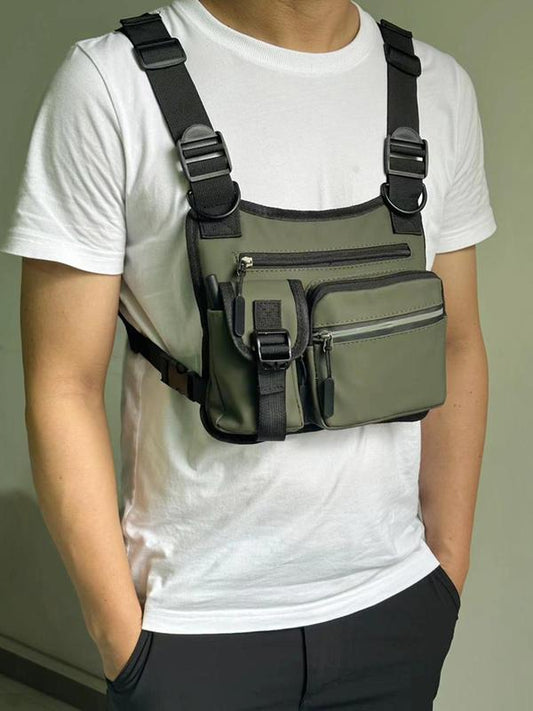 💥🔥Buy 2 get 1 free🔥Adjustable Zipper Multi-functional Tactical Chest Bag💼
