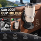 Multifunctional Foldable Car Door Cup Holder Large Diameter Drink and Water Bottle Storage Rack