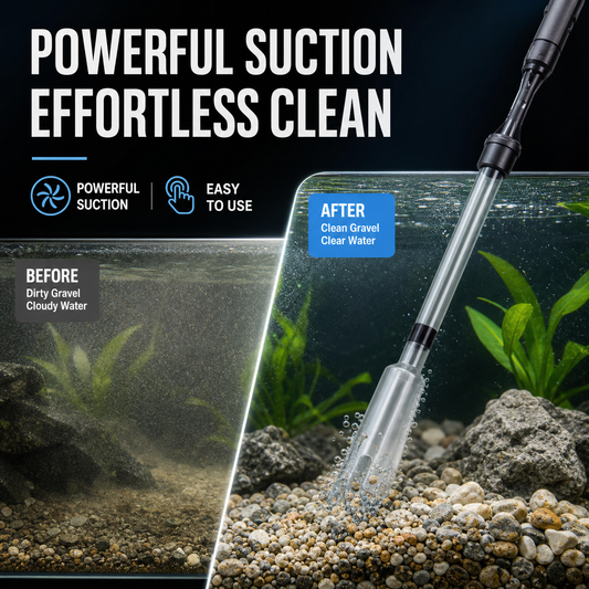 📢📢50% OFF !! ⏰ Electric Aquarium Gravel Cleaner