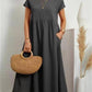 ⏰Last Day Sale 50% Off💃Solid Color Sleeveless Loose Cotton and Linen Pocket Dress