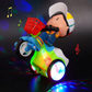 ⏰ Stunt Tricycle for Kids – Music, Lights & 360° Rotation – Dynamic Fun for Ages 1-4 🎉
