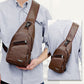 🎉 2026 Sale — Over 49,000 Sold! 😎 Men's Multifunctional High-Quality Leather Chest Bag – Sleek & Adjustable 🎒