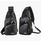 🎉 2026 Sale — Over 49,000 Sold! 😎 Men's Multifunctional High-Quality Leather Chest Bag – Sleek & Adjustable 🎒
