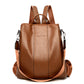 🎒 LIMITED-TIME 50% OFF! ✨ Ladies' Large Capacity Backpack – Stylish, PU Leather, User-Friendly 👜