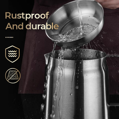 🍳 LIMITED TIME 55% OFF! ⏳ Large Capacity 304 Stainless Steel Oil Filter Container – Durable, Easy-Pour, Multi-Purpose 🍟