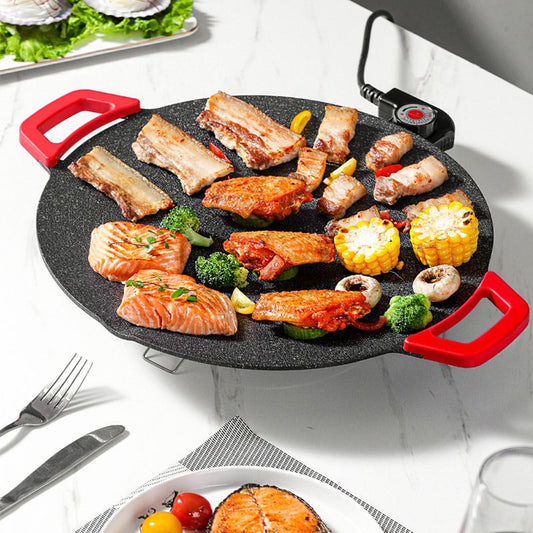 🔥 50% OFF🔥 🍳 Non-stick electric griddle ✨ Suitable for indoor and outdoor use ⚡ Key features: ✅ Large surface area (28~40 cm) - can grill 4 servings at the same time ✅ Adjustable temperature (80-230°C) ✅ Easy to clean