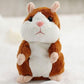 🐹 Talking Hamster Plush – Repeats Whatever You Say, Auto Head-Shaking, Hilarious Fun for Kids & Adults, Soft Interactive Repeat Voice Toy (3×AAA, Batteries Not Included) ✨