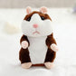 🐹 Talking Hamster Plush – Repeats Whatever You Say, Auto Head-Shaking, Hilarious Fun for Kids & Adults, Soft Interactive Repeat Voice Toy (3×AAA, Batteries Not Included) ✨