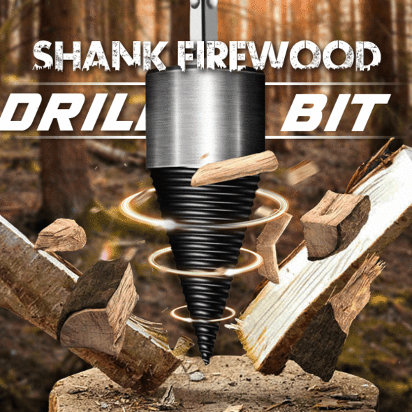 File Trye Set 🪵⚡ Firewood Drill Bit Set – Fast & durable log splitting – sempornai