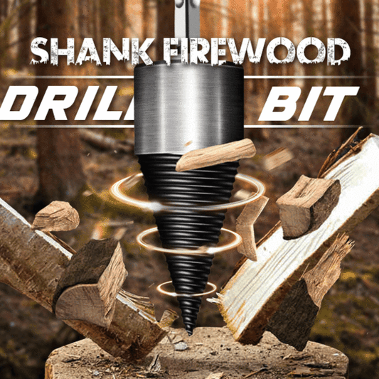 🪵⚡ Firewood Drill Bit Set – Fast & durable log splitting ✨