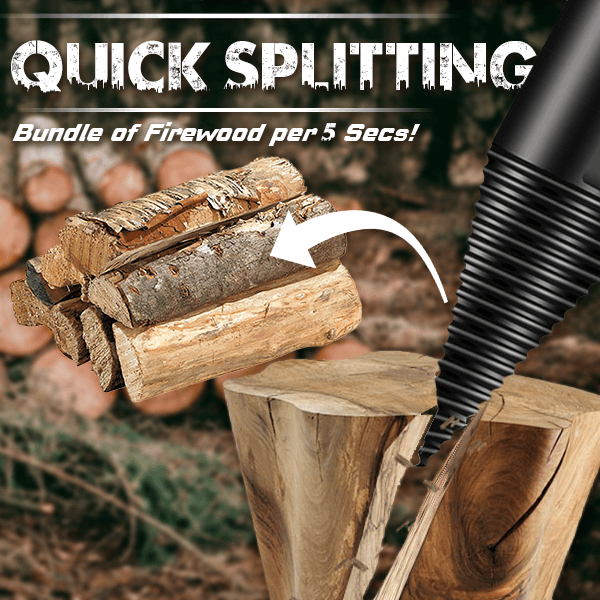 File Trye Set 🪵⚡ Firewood Drill Bit Set – Fast & durable log splitting – sempornai