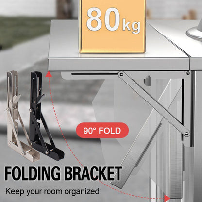 🛋️ 50% OFF NOW! 📚 Instant Fold Multi-Use Bracket – Declutter Kitchen/Study, Space-Saving & Sturdy Organizer in Seconds ✨