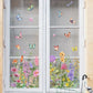 📢📢50% OFF!!⏰Colorful Floral Bouquet Window Sticker🖼️(Cut to size freely)