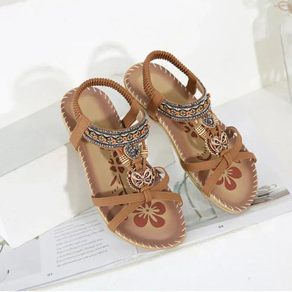 💎50% OFF! 💎 Bohemian Orthopedic Sandals – Arch Support, Non-Slip Sole & Barefoot Comfort for All-Day Wear 🌈👣