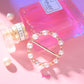 Fashion Silk Scarf  Brooch Buckle