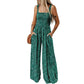 🏖️LAST DAY SALE: ONLY ￡19.99!!🌼Women’s Casual Print Sleeveless Overalls Jumpsuits