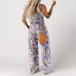 🏖️LAST DAY SALE: ONLY ￡19.99!!🌼Women’s Casual Print Sleeveless Overalls Jumpsuits