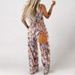 🏖️LAST DAY SALE: ONLY ￡19.99!!🌼Women’s Casual Print Sleeveless Overalls Jumpsuits