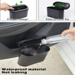 1 Set Car Trash Can & Bin Bags Kit, Mini Portable Trash Can With Cover, Car Interior Tidying Accessories