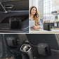 1 Set Car Trash Can & Bin Bags Kit, Mini Portable Trash Can With Cover, Car Interior Tidying Accessories