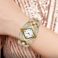 🔥Women's Retro Quartz Watch with Sparkling Rhinestones