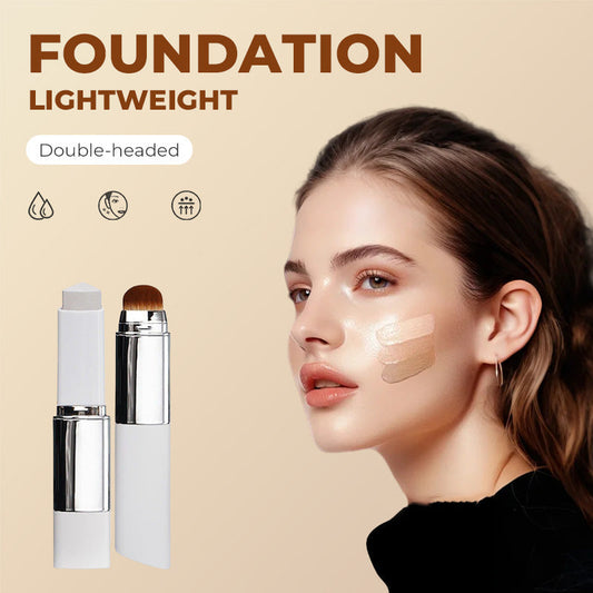 ✨Double-headed Lightweight Foundation Stick —zero gravity feel, lasts for 12 hours!🔥