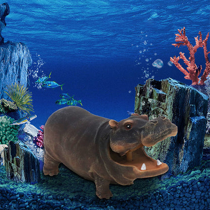 🎉 2026 Sale — Over 8,000 Sold! 🦛 Fish Tank Hippo Bubble Decoration – Air Pump-Ready, Non-Toxic Resin – Adds Fun & Oxygen to Your Aquarium ✨