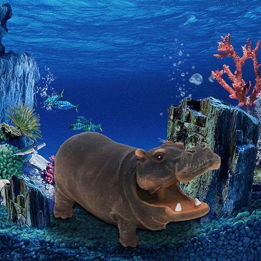 🎉 2026 Sale — Over 8,000 Sold! 🦛 Fish Tank Hippo Bubble Decoration – Air Pump-Ready, Non-Toxic Resin – Adds Fun & Oxygen to Your Aquarium ✨